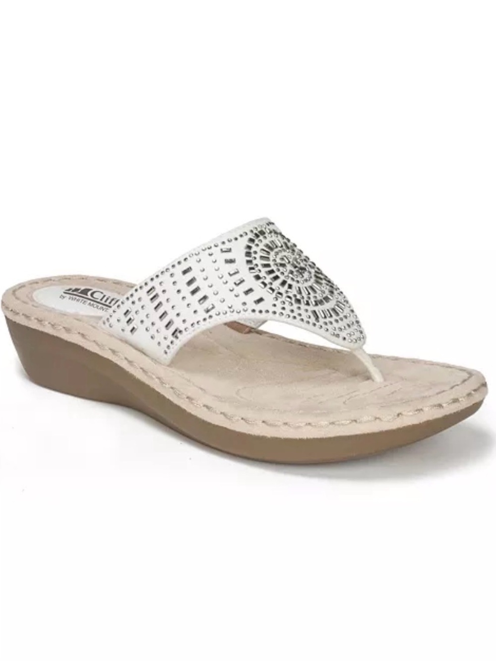Cliffs by White Mountain Women's Cienna Thong Sandals NEW size 7.5